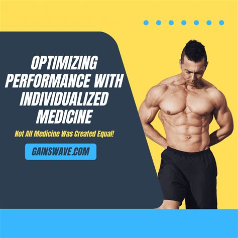 How Individualized Medicine Can Boost Male Performance Gainswave