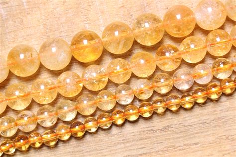 Citrine Beads 90 Natural Beads Of 4mm 6mmx63 8mmx48 Etsy