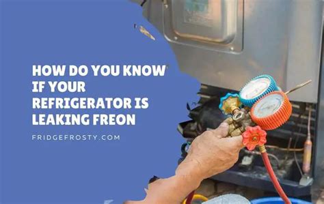 How Do You Know If Your Refrigerator Is Leaking Freon