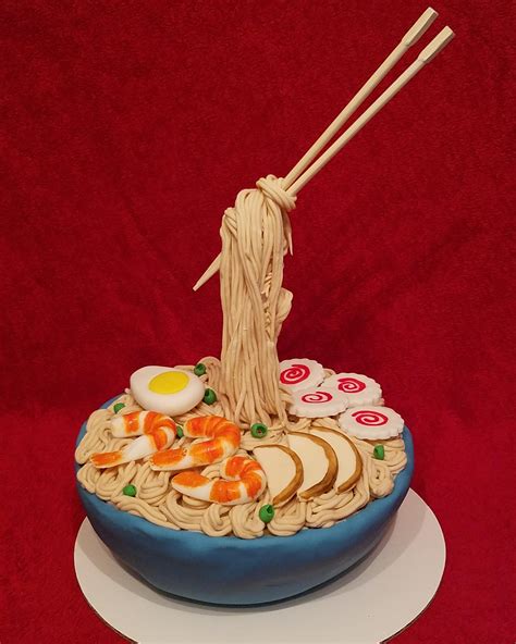 The Ramen Noodle Bowl Cake I Made 🤗 Rbaking
