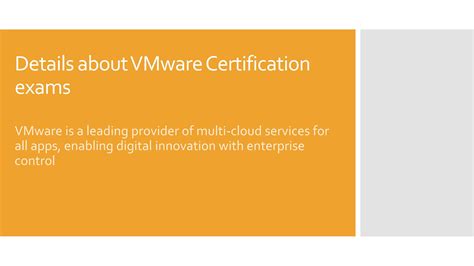 Facts About Vmware Certification Exams By Study Guides Issuu
