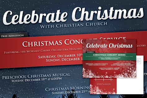 Christmas And Holiday Announcement Templates Design Panoply