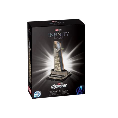 Marvel Stark Tower 4d Model Kit