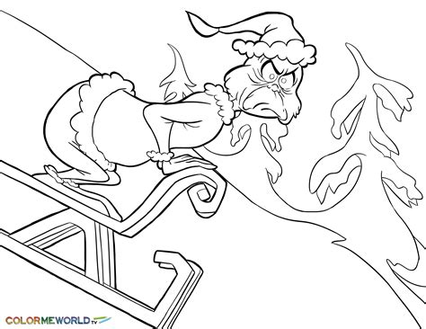 1) if you have javascript enabled you can click the print link in the top half of the page and it will automatically print the coloring page only and ignore the advertising and navigation at the top of the page. Max From The Grinch Coloring Pages at GetColorings.com ...