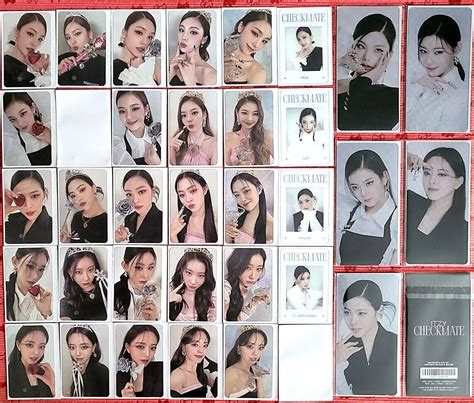 Itzy Checkmate Photocards Template