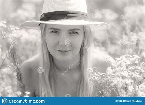 cute blonde girl with fresh skin outdoor portrait stock image image of bright care 252241855