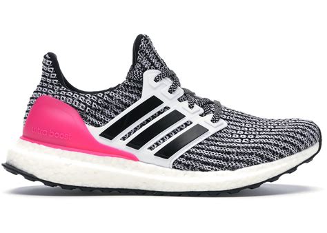Adidas Ultra Boost 40 White Black Pink Youth B43508