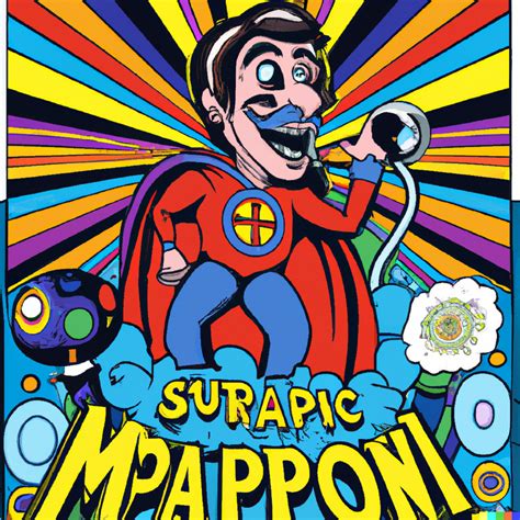 Super Mario On A 1960s Psychedelic Concert Poster Dall·e 2 Images