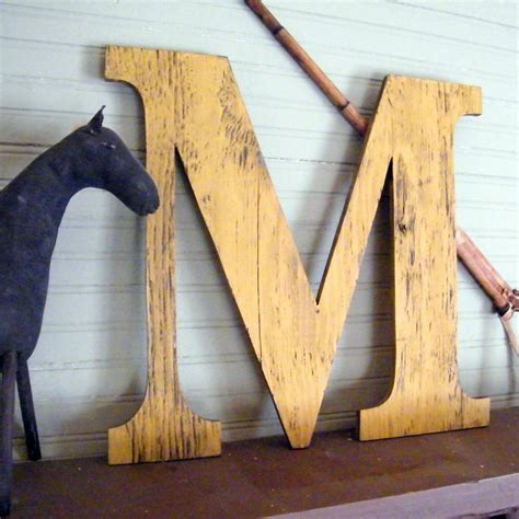 Large Wooden Letters 18 Letter Capitol Display Wall Etsy In 2021