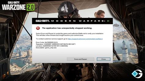 Warzone How To Fix The Application Has Unexpectedly Stopped