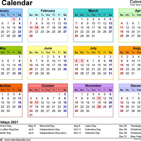 You may download these free printable 2021 calendars in pdf format. 2021 Calendar Template Free | Calendar printables, Excel calendar, Free printable calendar templates