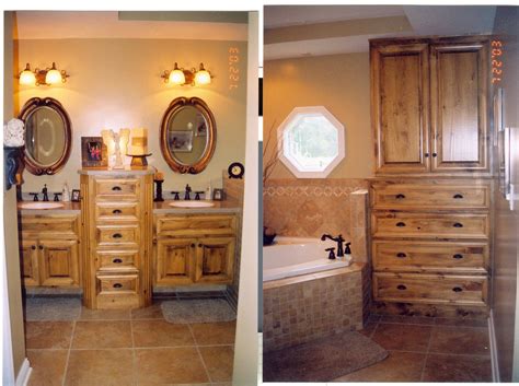 See more ideas about knotty pine rooms, knotty pine, rustic house. Knotty Pine bath to match master bedroom furniture ...