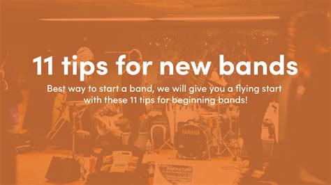 10 Tips For New Bands Bandop
