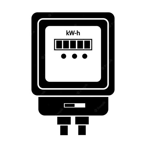 Premium Vector Electric Meter Icon Logo Vector Design Template