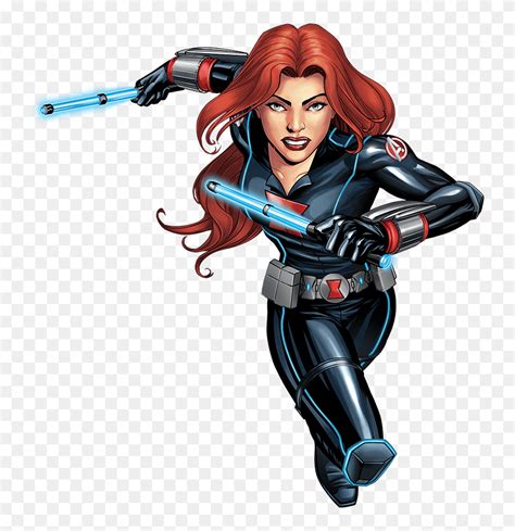 Download Transparent Black Widow Clipart Marvel Black Widow Animated