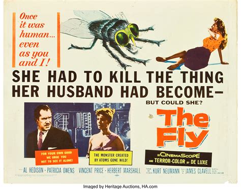 The Fly 20th Century Fox 1958 Half Sheet 22 X 28 Lot