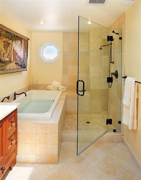 My teenage daughters are comfortable showering in it, but my husband is not. 15 Ultimate Bathtub And Shower Ideas | Ultimate Home Ideas