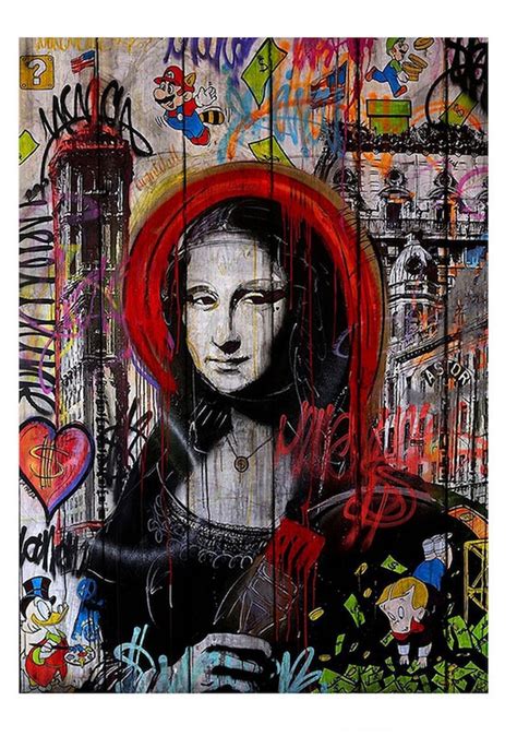Ekart Graffiti Mona Lisa Mdf Poster Fiyatları Ve Özellikleri
