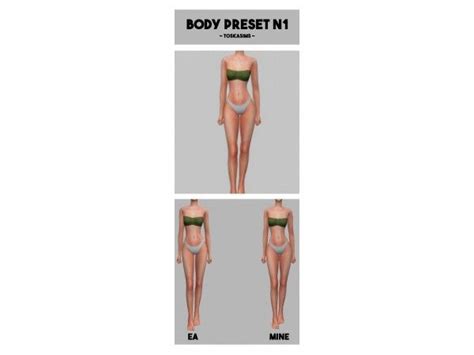 Sims Body Presets Mod Jesimaging