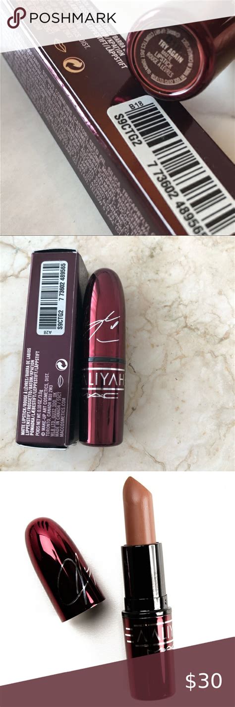 Nwb Try Again Aaliyah X Mac Lipstick New With Box Never Swatched