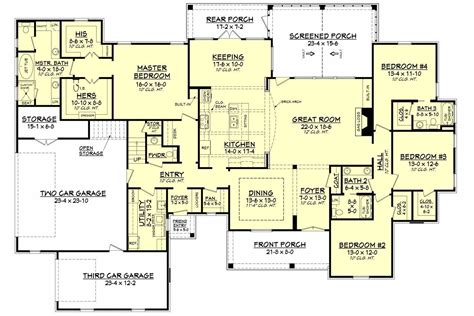 Eight Bedroom House Plans
