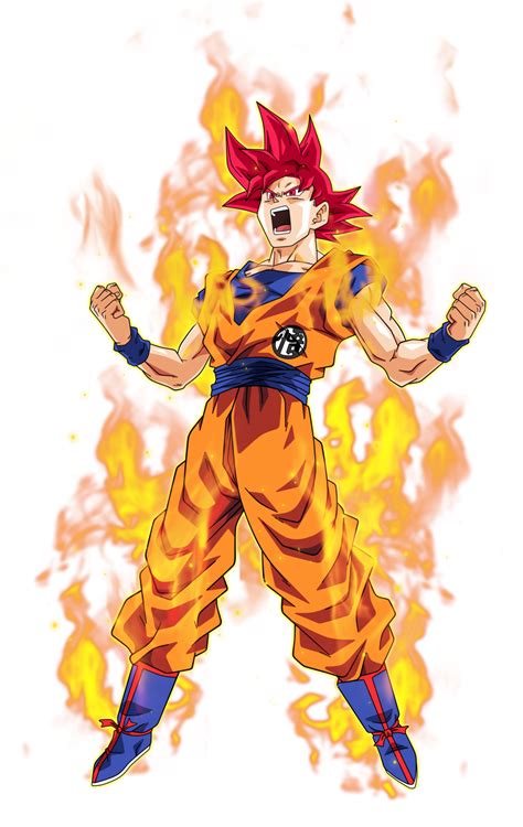 Goku Super Saiyan God Png Png Image Collection