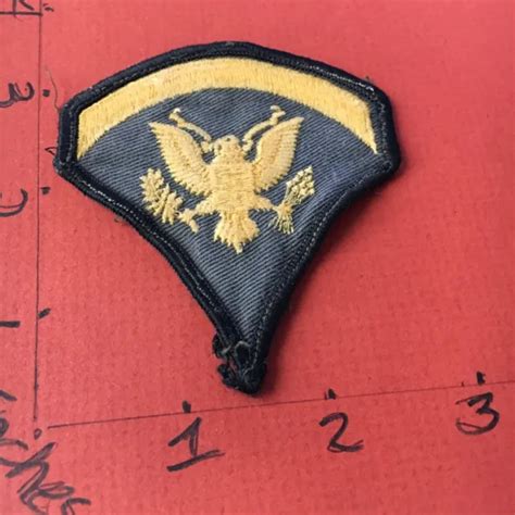 Us Army Specialist 5th Class Rank Spec5 Patch 31623 199 Picclick