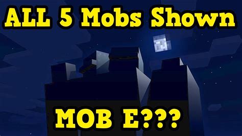 Minecraft All 5 New Mobs Revealed At Minecon Youtube