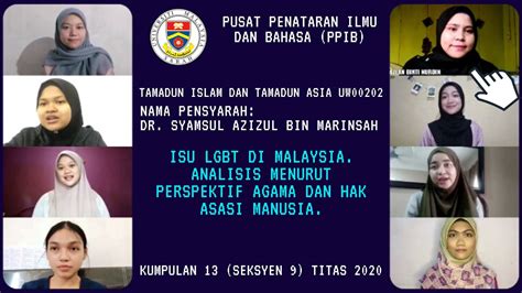 Sehingga mereka mendorong para pegiat. Isu LGBT di Malaysia Analisis Perspektif Agama dan Hak ...