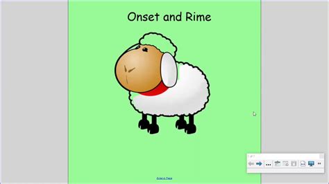Onset And Rime 2c Kindergarten Rocks Mrs Horvath Youtube