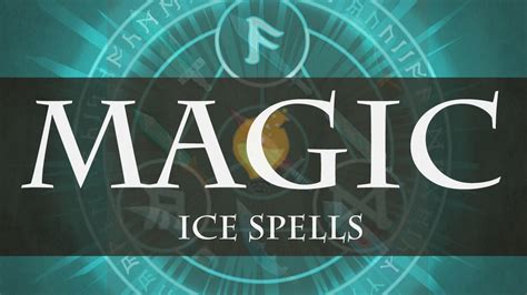 Magic Sound Effects Ice Spells Youtube