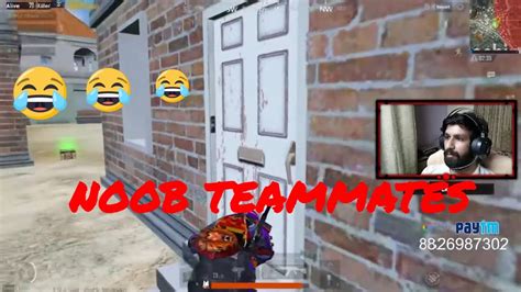 Noob Teammates Ft Mrevil Wait For The End😒😒 Pubg Mobile Funny