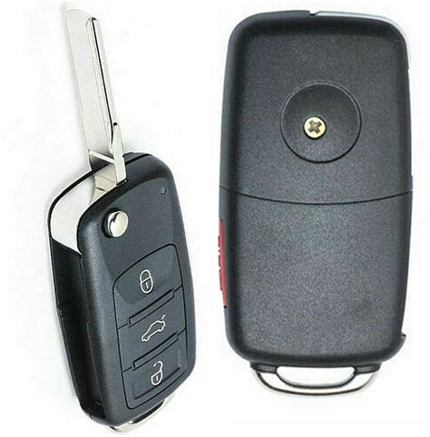 Keyless Go Flip Remote Key Fob For 2002 2010 Volkswagen Touareg Remote