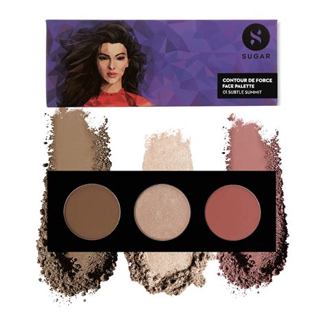 Buy SUGAR Cosmetics Contour De Force Face Palette With Lightweight