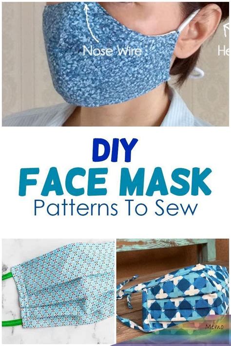 A List Of Fabric Face Mask Patterns To Sew And A Lot Of Helpful Tips