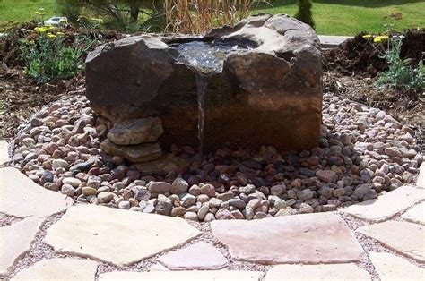 38 Most Stunning Bubbling Rock Water Feature You Must Try Backyard
