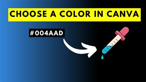 How To Use Canva S Color Picker Or Eye Dropper Tool How To Pick A