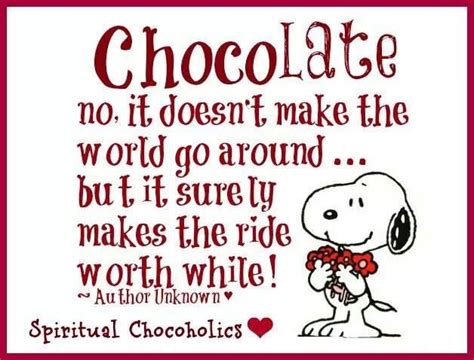 Wise Thoughts Chocolate Quotes Snoopy Quotes Snoopy