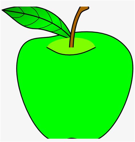 Download Clip Art Openclipart Apple Green Image Cartoon Apples Green Apple Clipart Free HD