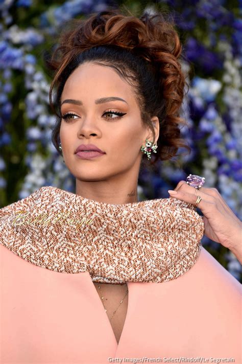 Rihanna Makes A Stunning Appearance At Dior Show At Paris Fashion Week