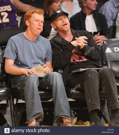 Ron Howard And Reed Cross Ron Howard And Son Reed Cross Out Watching