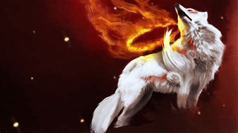Elemental Wolf Wallpapers Wallpaper Cave