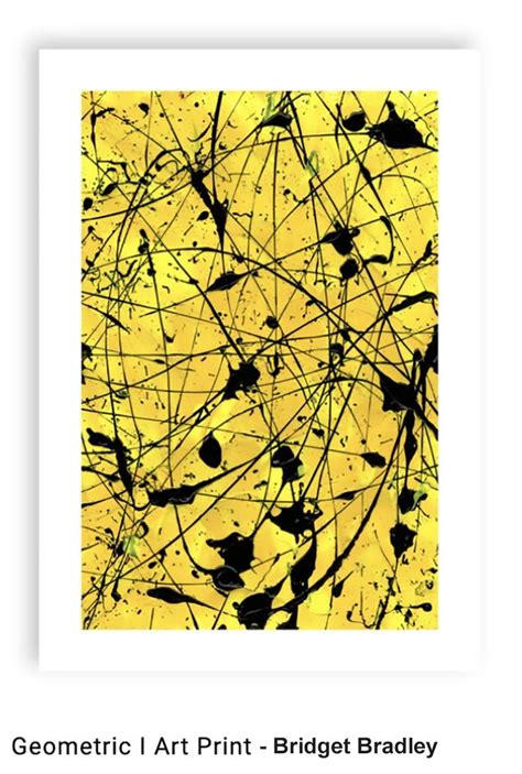 Geometric I Art Print After The Original Abstract Expressionism