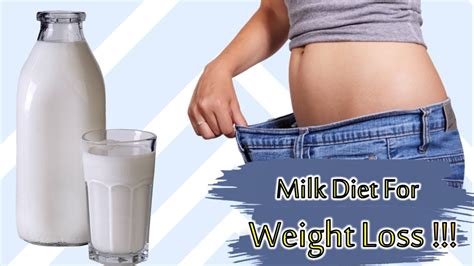 💪💪💪milk Diet For Weight Loss With 3 Week Diet Plan💪💪💪 Youtube