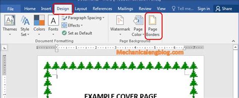 How To Insert Page Borders In Ms Word 2016 Mechanicaleng Blog