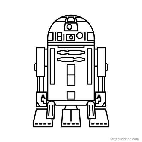 R2d2 Coloring Pages Printable Coloring Pages