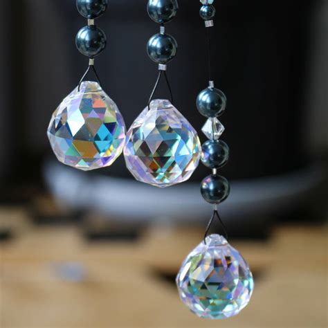 Crystal Pearls And Crystal Beaded Suncatcher By Bonnie And