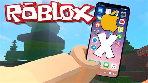 Iphone X En Roblox Youtube