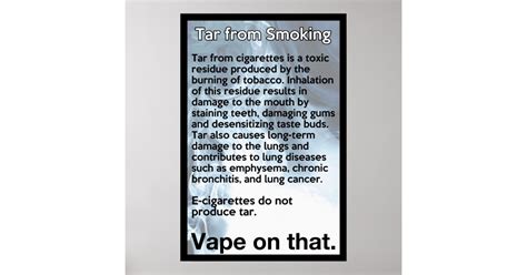 Vape On That Informational Poster Zazzle