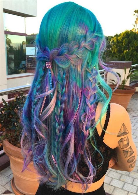 20 Hair Styles Starring Turquoise Hair Turquoise Hair Color Hair Styles Turquoise Hair